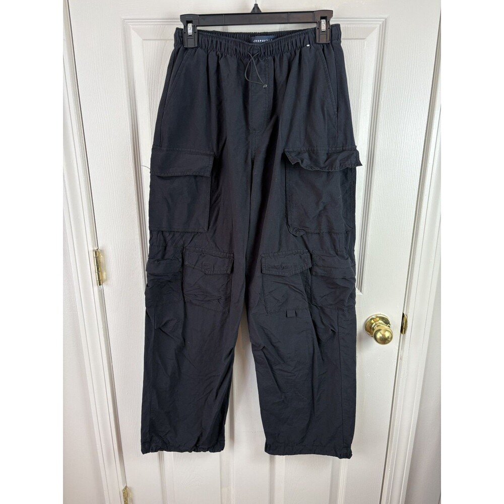 Aeropostale Black Cargo Parachute Pants Womens Size Small - 311